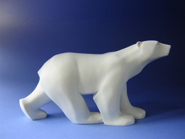 Replicas Polar Bear White Statue by Pompon Museum Reproduction Art